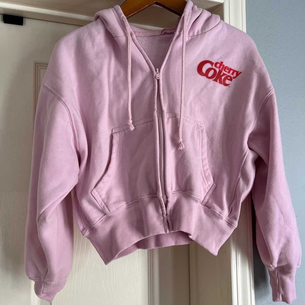 Cherry Coke Pink Full ZipHoodie